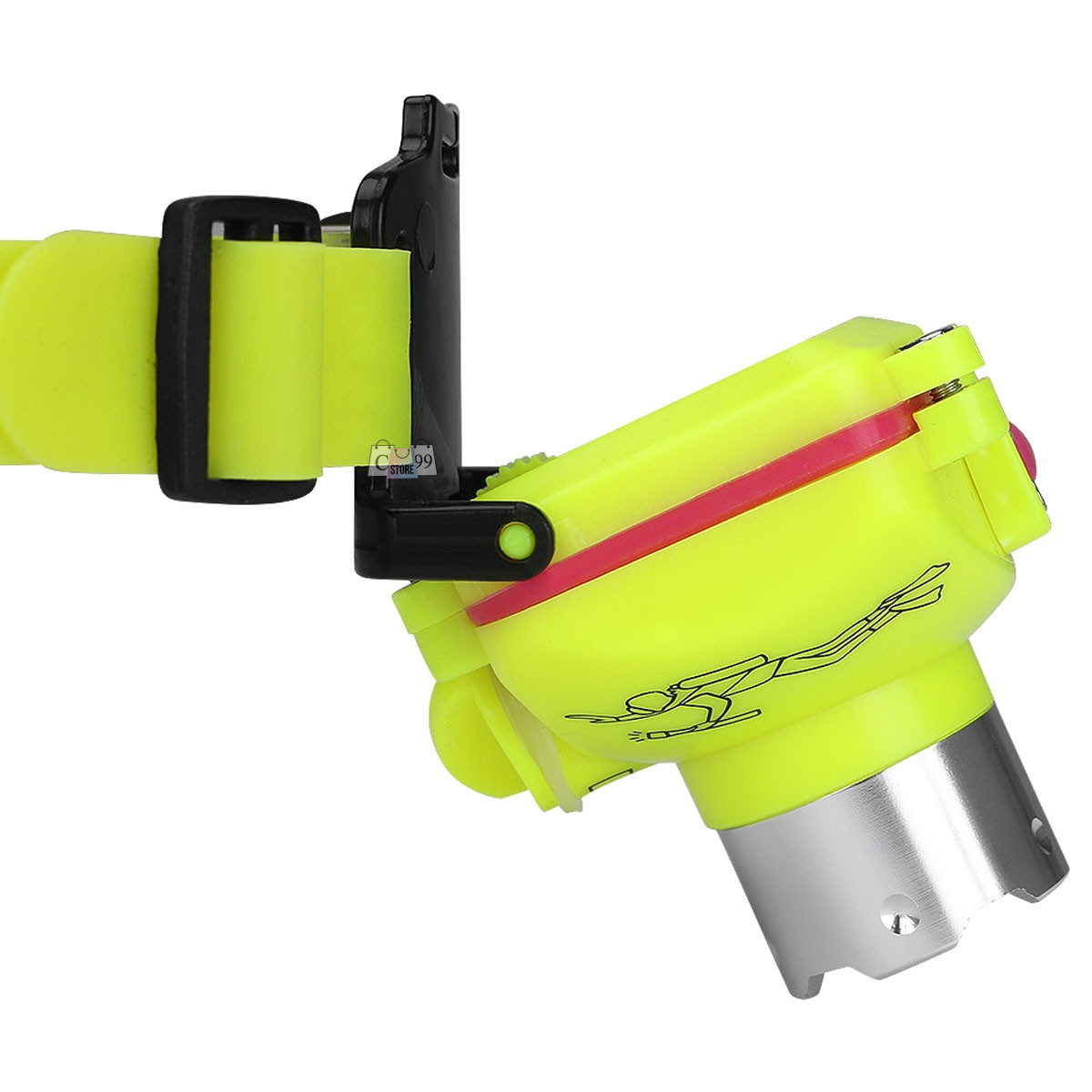 Miniatura 4 de Linterna De Cabeza Sumergible Para Buceo